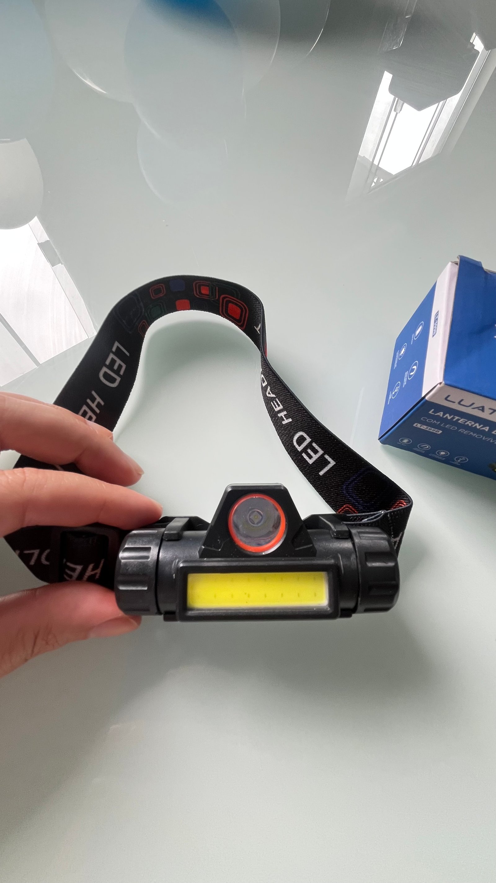 🔦 LANTERNA DE CABEÇA LED SUPER POTENTE 🔦